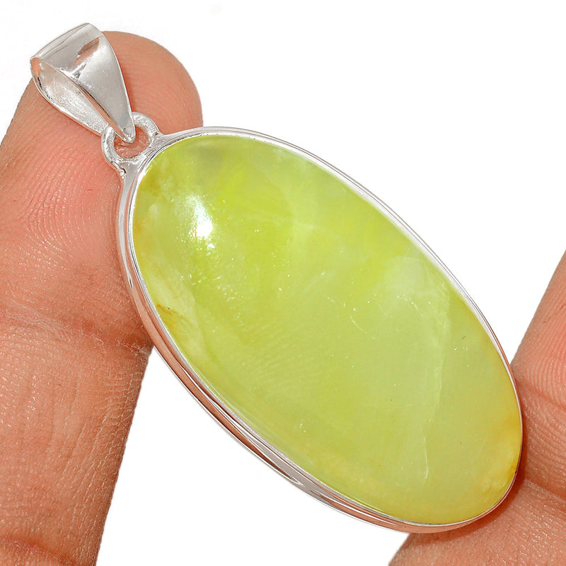 2" Australian Prehnite Pendants - LTCP215