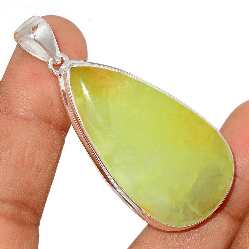 2.2" Australian Prehnite Pendants - LTCP221