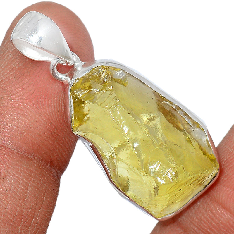 1.5" Lemon Topaz Rough Pendants - LTRP105