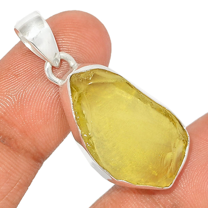 1.5" Lemon Topaz Rough Pendants - LTRP110