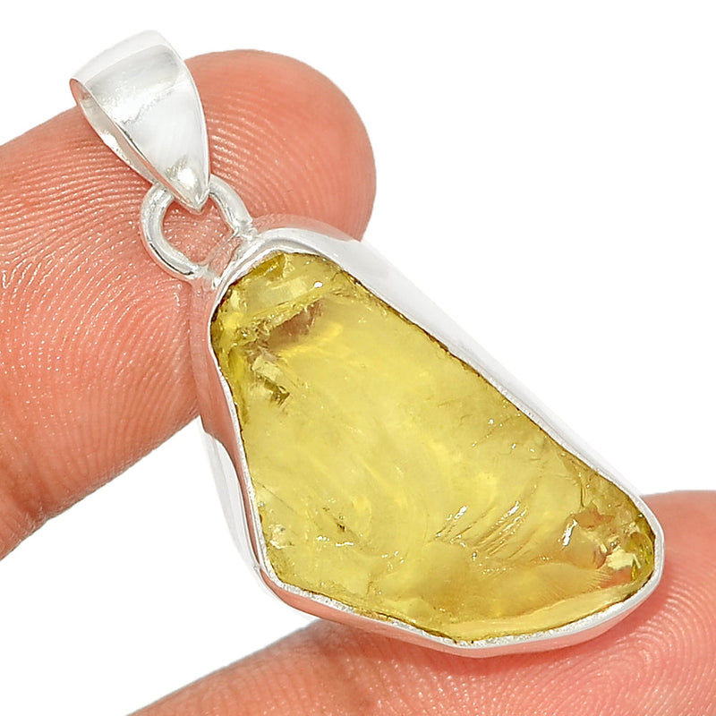 1.6" Lemon Topaz Rough Pendants - LTRP113