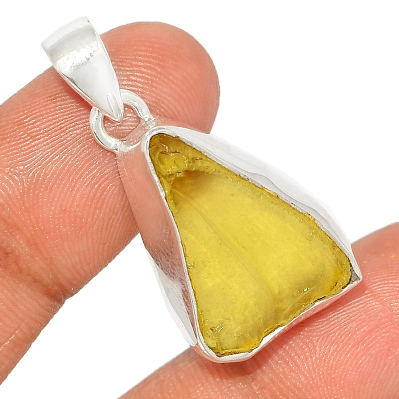 1.3" Lemon Topaz Rough Pendants - LTRP124