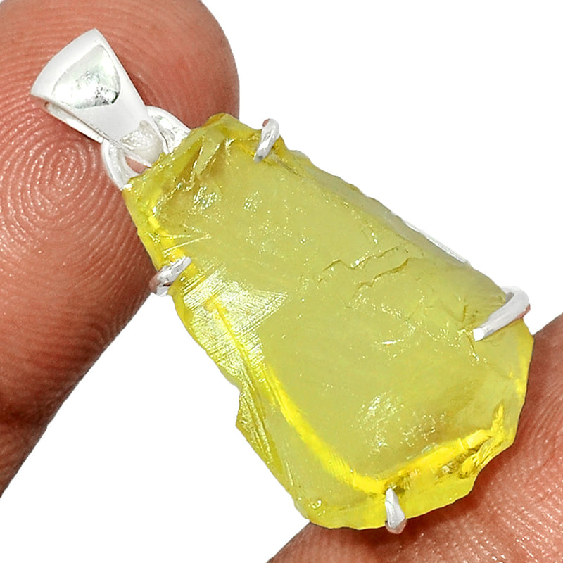 1.3" Claw - Lemon Topaz Rough Pendants - LTRP44