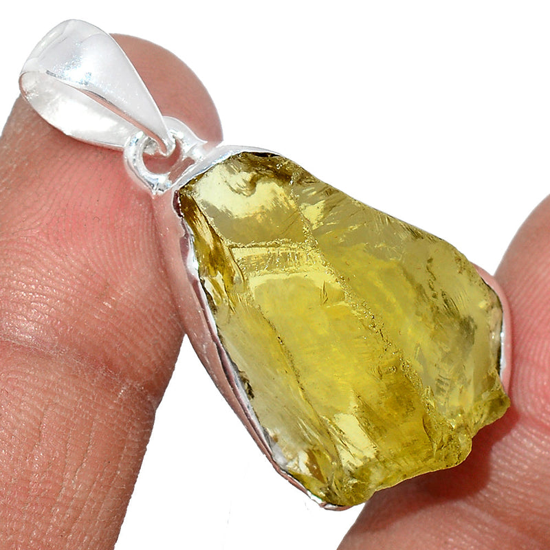 1.5" Lemon Topaz Rough Pendants - LTRP58