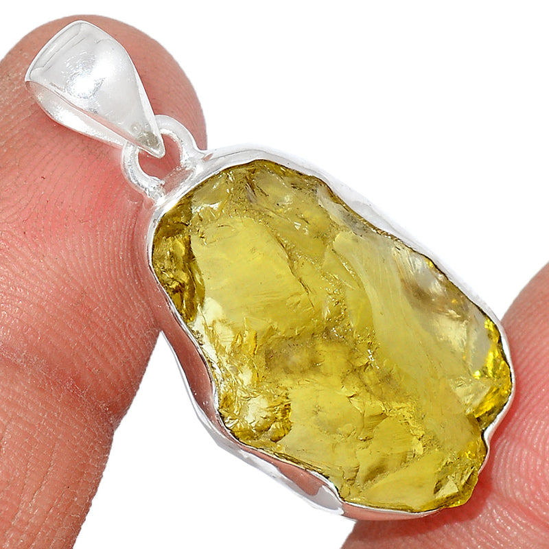 1.5" Lemon Topaz Rough Pendants - LTRP78