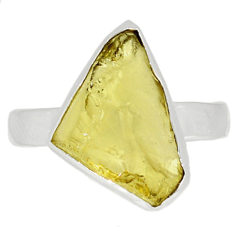 Lemon Topaz Rough Ring - LTRR101