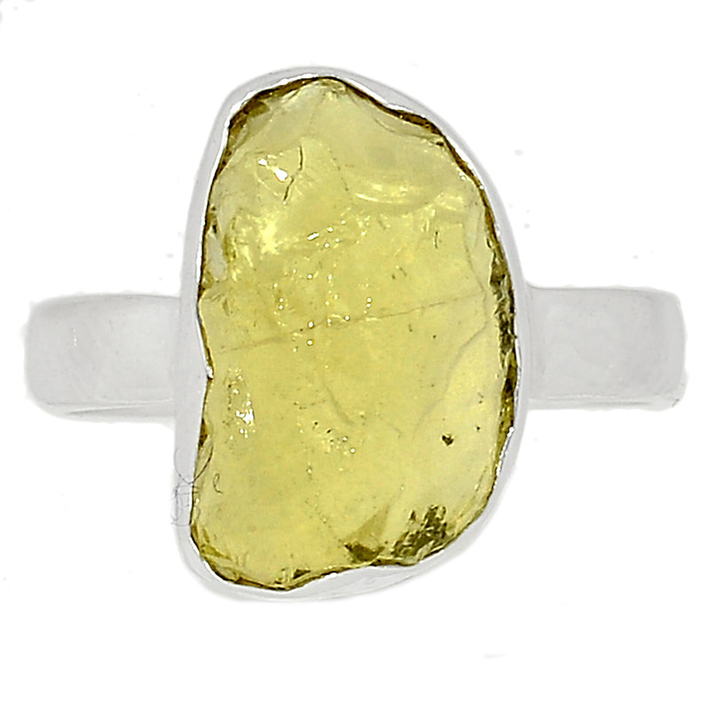 Lemon Topaz Rough Ring - LTRR102