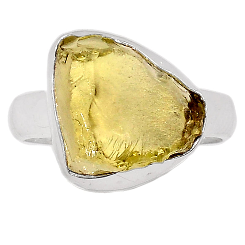 Lemon Topaz Rough Ring - LTRR62