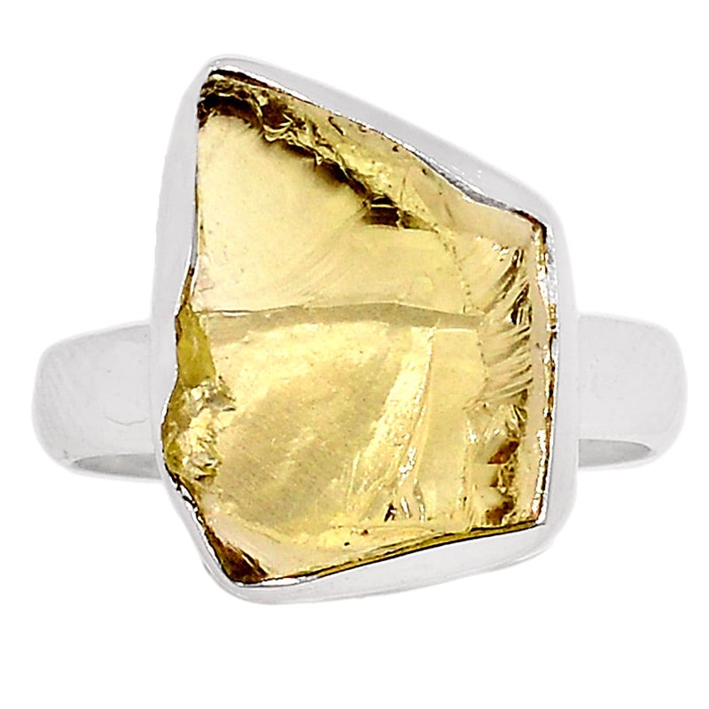 Lemon Topaz Rough Ring - LTRR71