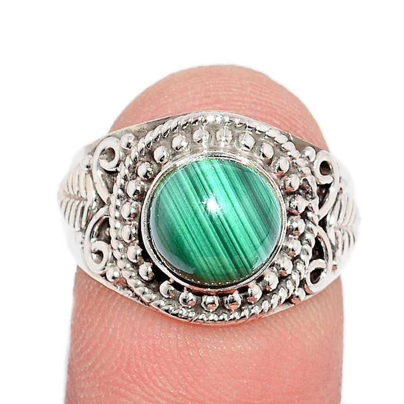 Fine Filigree - Malachite Ring - MALR1928
