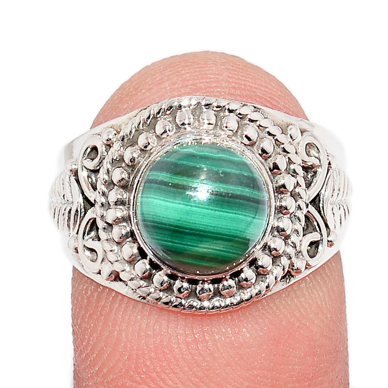Fine Filigree - Malachite Ring - MALR1930