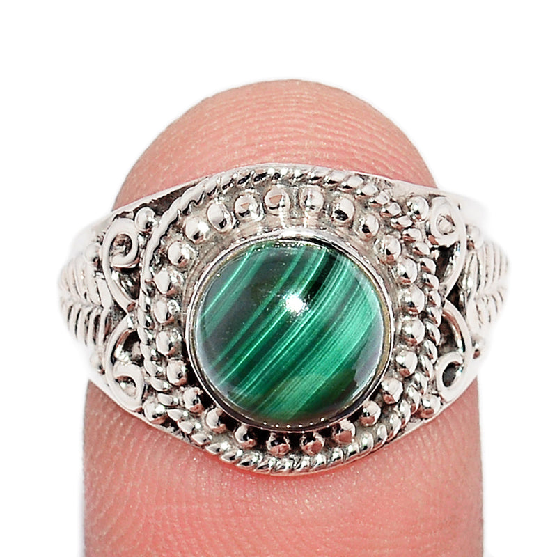 Fine Filigree - Malachite Ring - MALR1942