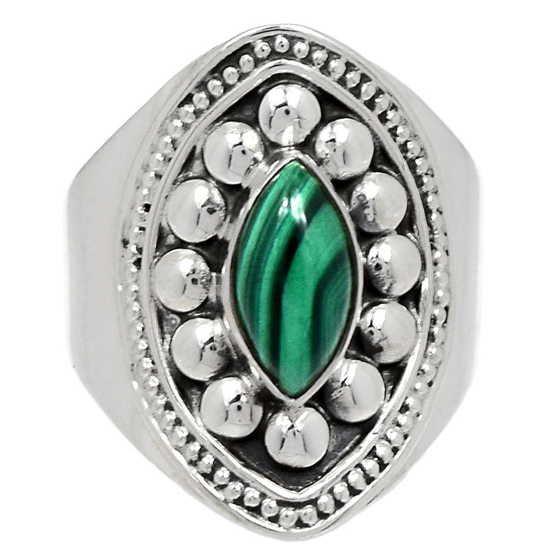 Fine Filigree - Malachite Ring - MALR2078