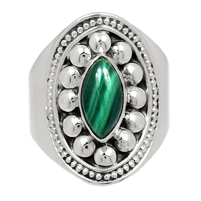 Fine Filigree - Malachite Ring - MALR2083