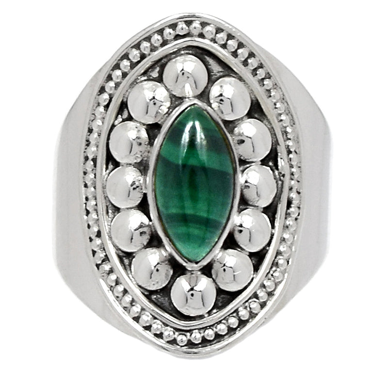 Fine Filigree - Malachite Ring - MALR2084