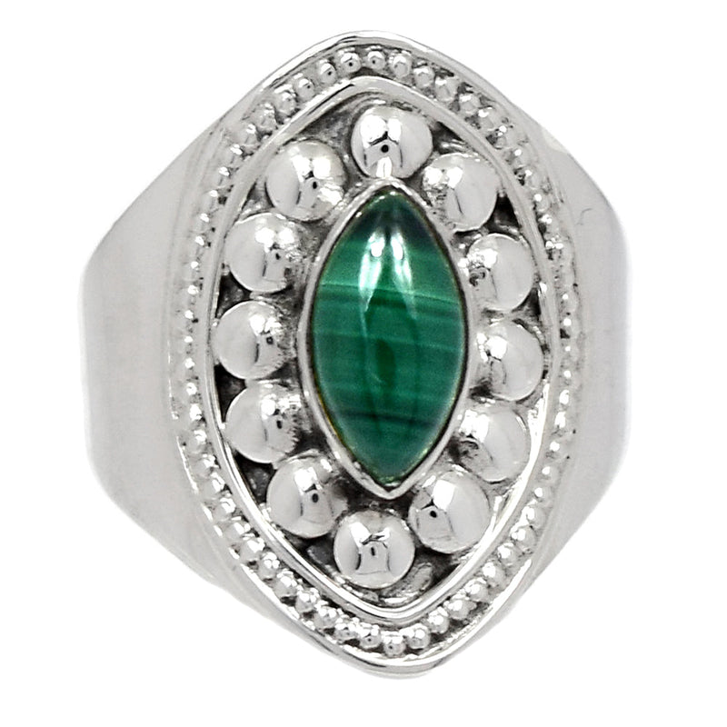 Fine Filigree - Malachite Ring - MALR2086