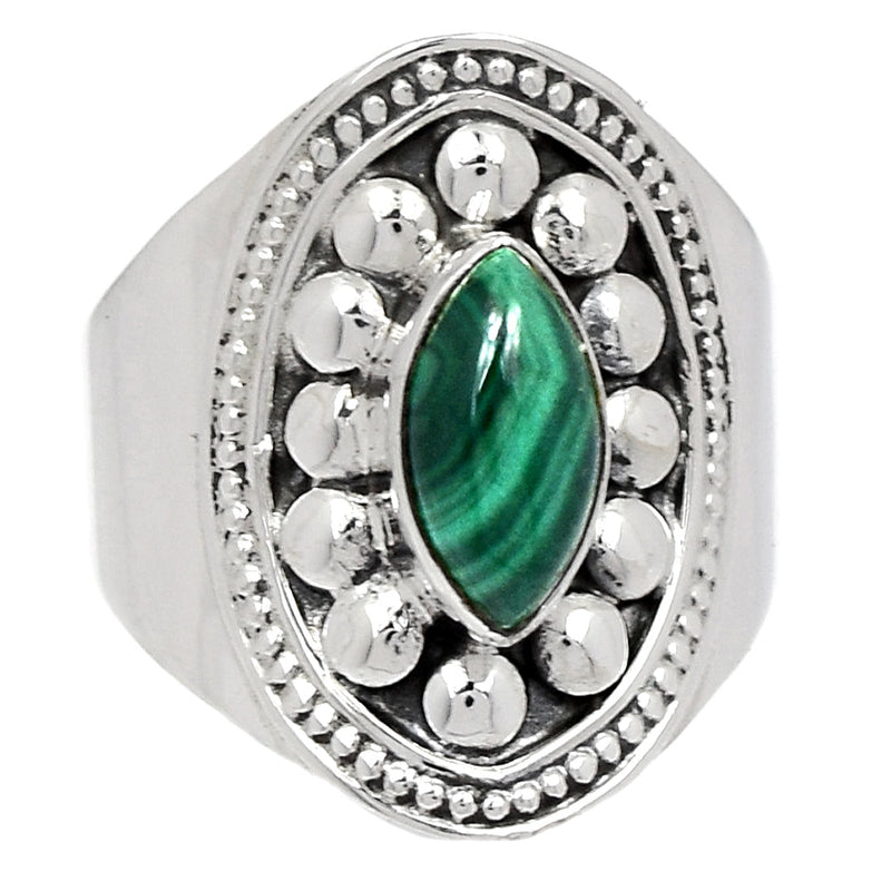 Fine Filigree - Malachite Ring - MALR2090