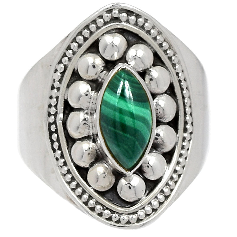 Fine Filigree - Malachite Ring - MALR2099