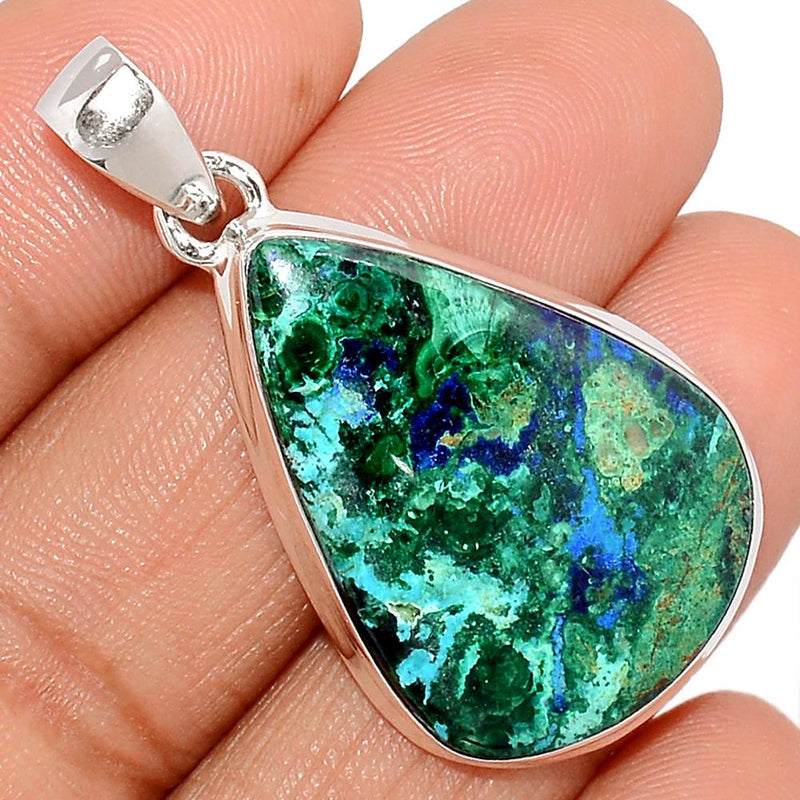 1.6" Malachite In Azurite Pendants - MAZP887