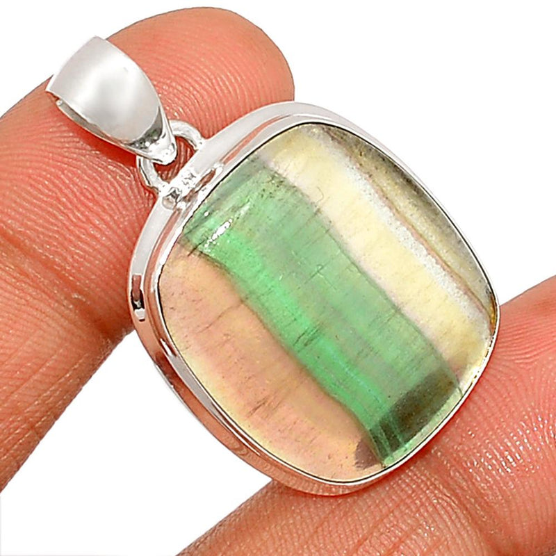 1.5" Rainbow Fluorite Pendants - MFCP1192