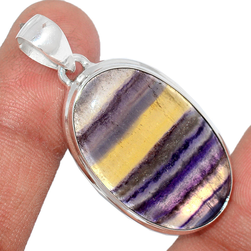 1.6" Rainbow Fluorite Pendants - MFCP1483