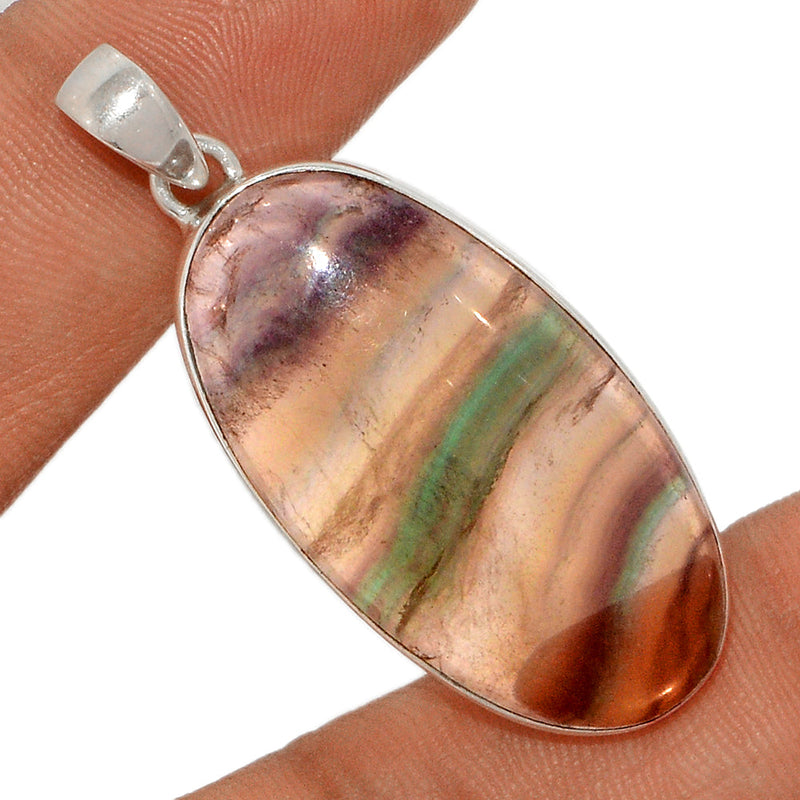 1.8" Rainbow Fluorite Pendants - MFCP1495