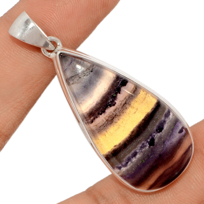 2" Rainbow Fluorite Pendants - MFCP1550