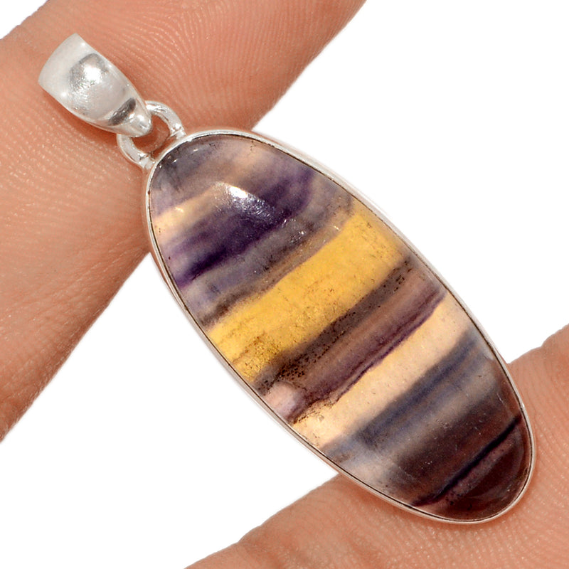 1.8" Rainbow Fluorite Pendants - MFCP1551