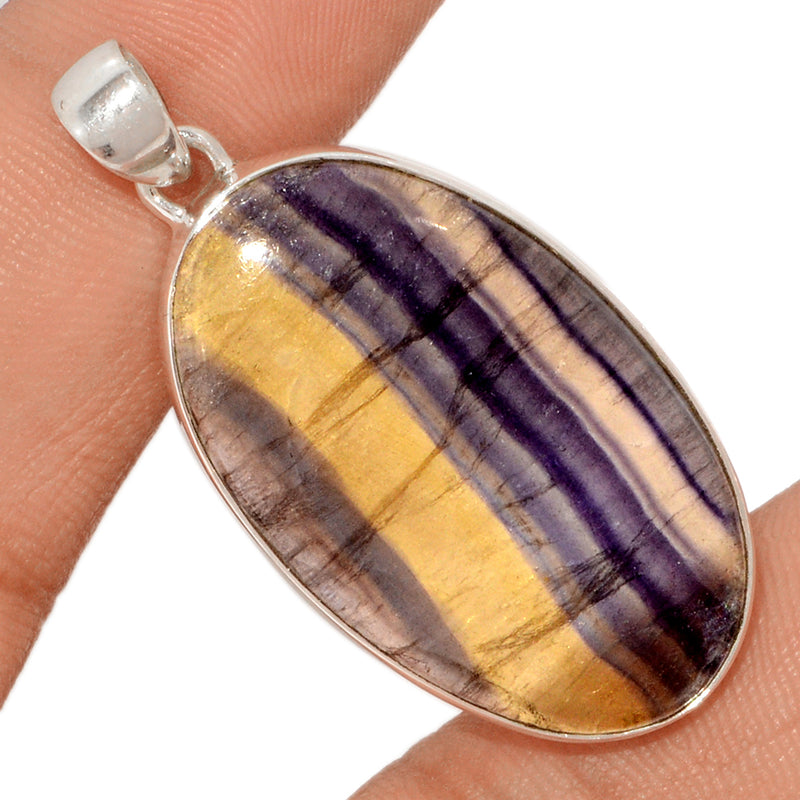 1.7" Rainbow Fluorite Pendants - MFCP1553