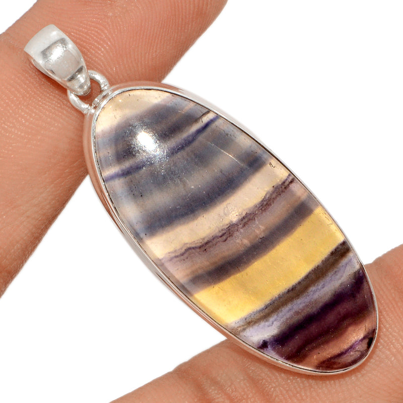 2" Rainbow Fluorite Pendants - MFCP1555