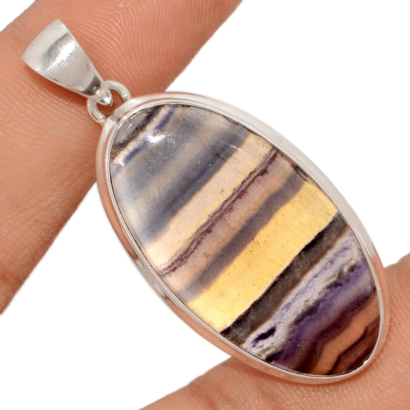 2" Rainbow Fluorite Pendants - MFCP1556