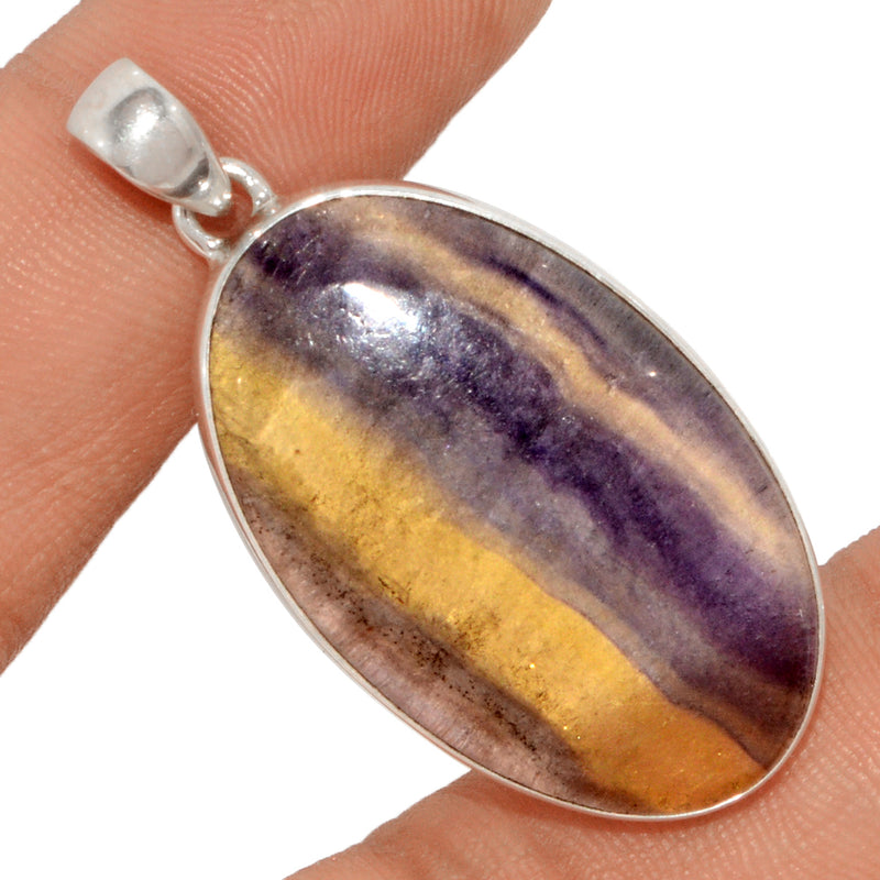 1.8" Rainbow Fluorite Pendants - MFCP1569