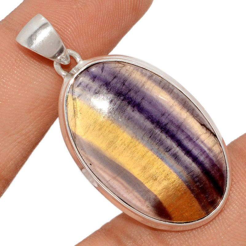 1.8" Rainbow Fluorite Pendants - MFCP1577