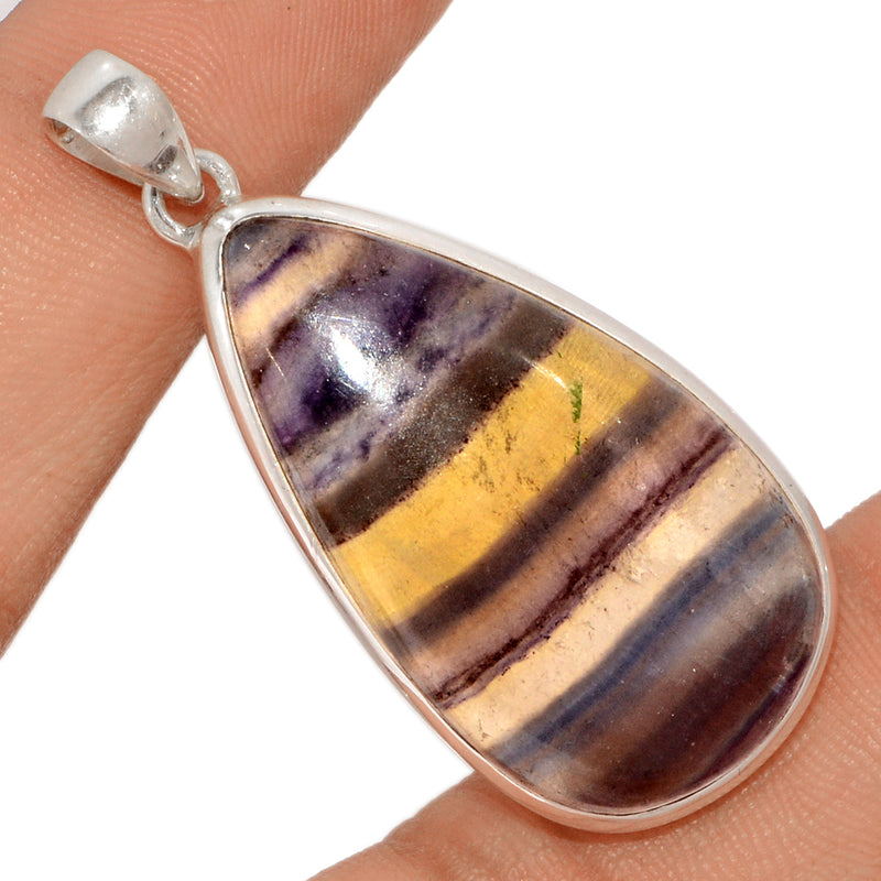 1.8" Rainbow Fluorite Pendants - MFCP1579
