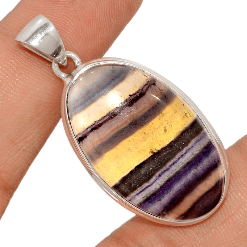 1.7" Rainbow Fluorite Pendants - MFCP1591
