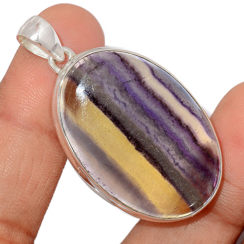 1.8" Rainbow Fluorite Pendants - MFCP1634