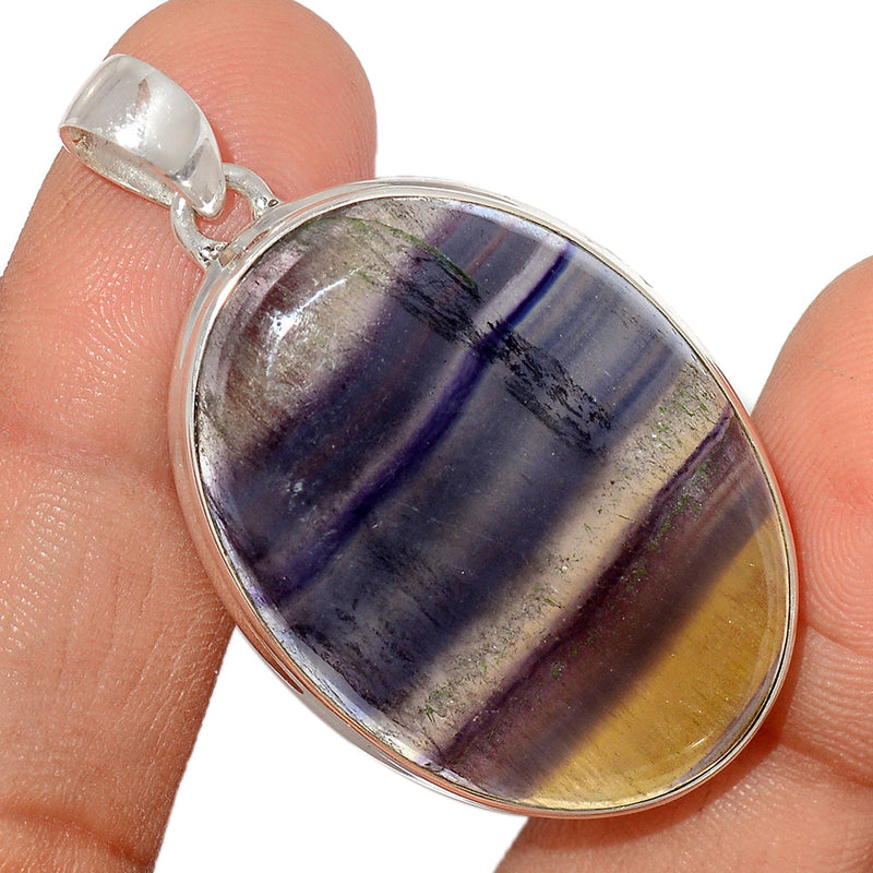 1.8" Rainbow Fluorite Pendants - MFCP1637