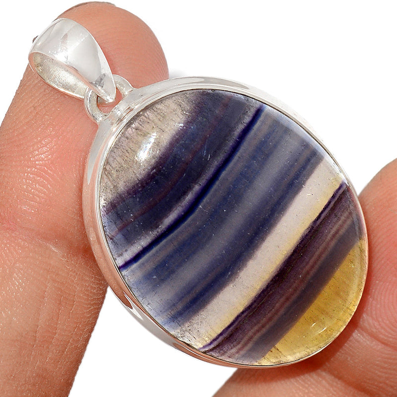 1.7" Rainbow Fluorite Pendants - MFCP1647