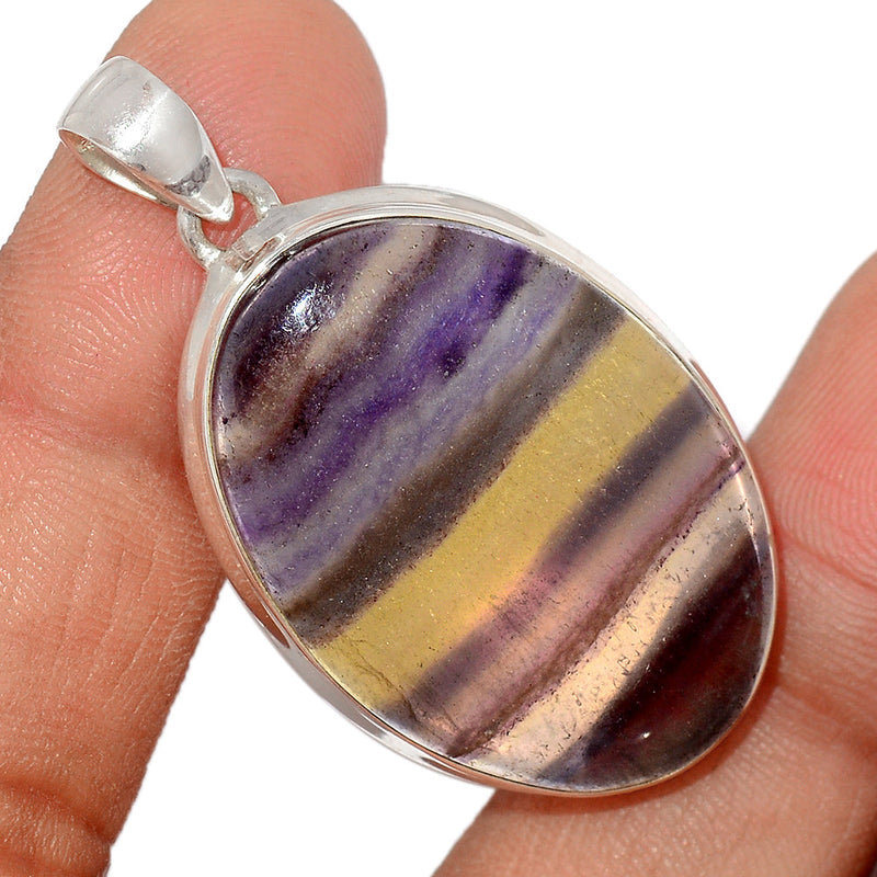 1.7" Rainbow Fluorite Pendants - MFCP1673