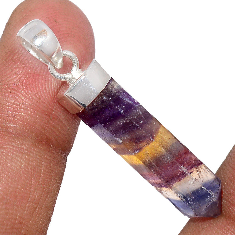 1.6" Rainbow Fluorite Pendants - MFCP1690
