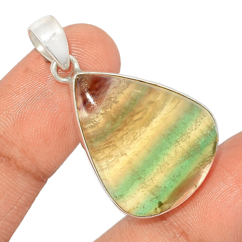 1.6" Rainbow Fluorite Pendants - MFCP1767