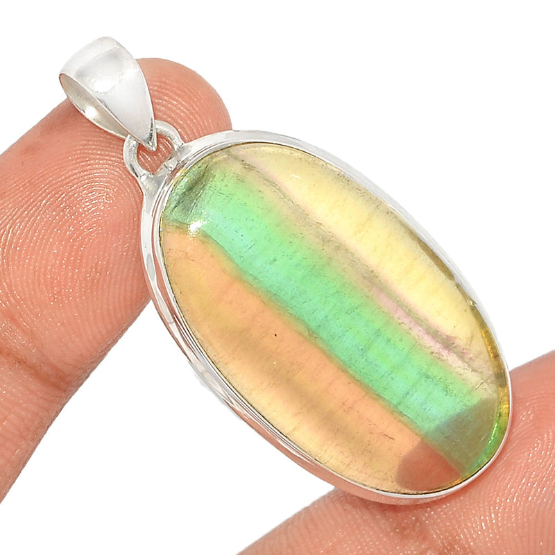 1.8" Rainbow Fluorite Pendants - MFCP1777