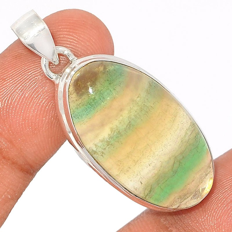 1.6" Rainbow Fluorite Pendants - MFCP1812