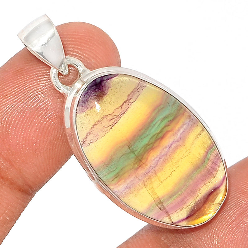 1.6" Multi Fluorite Pendants - MFCP1816