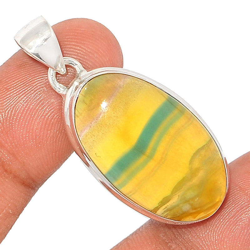 1.6" Rainbow Fluorite Pendants - MFCP1819