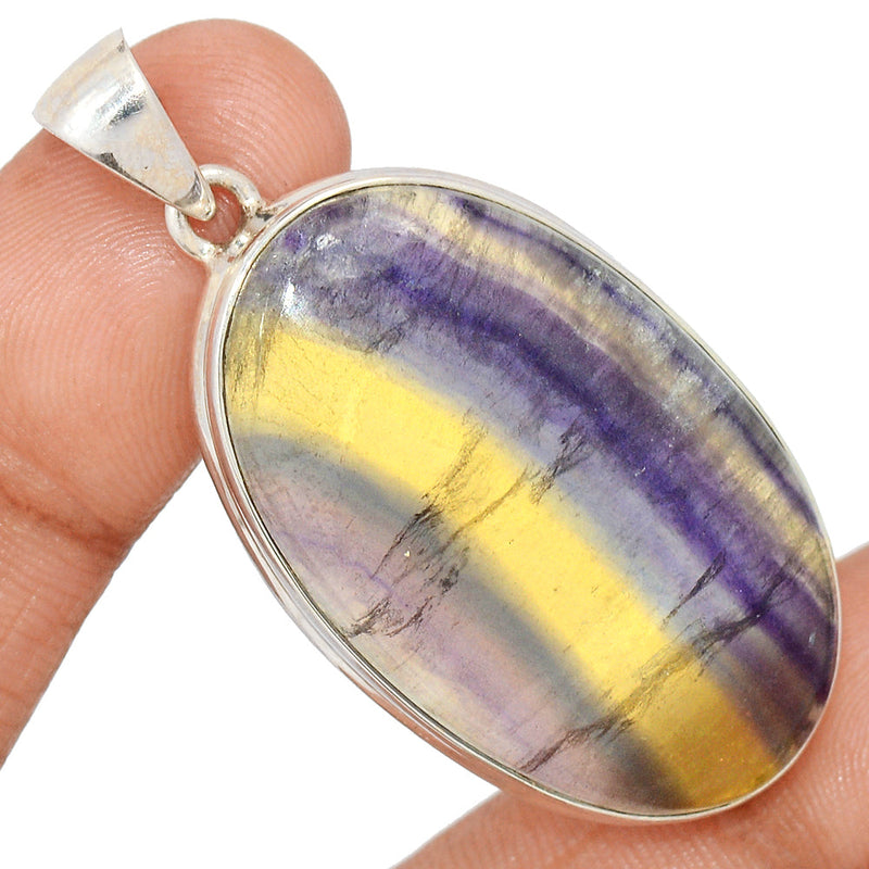 2" Rainbow Fluorite Pendants - MFCP1852
