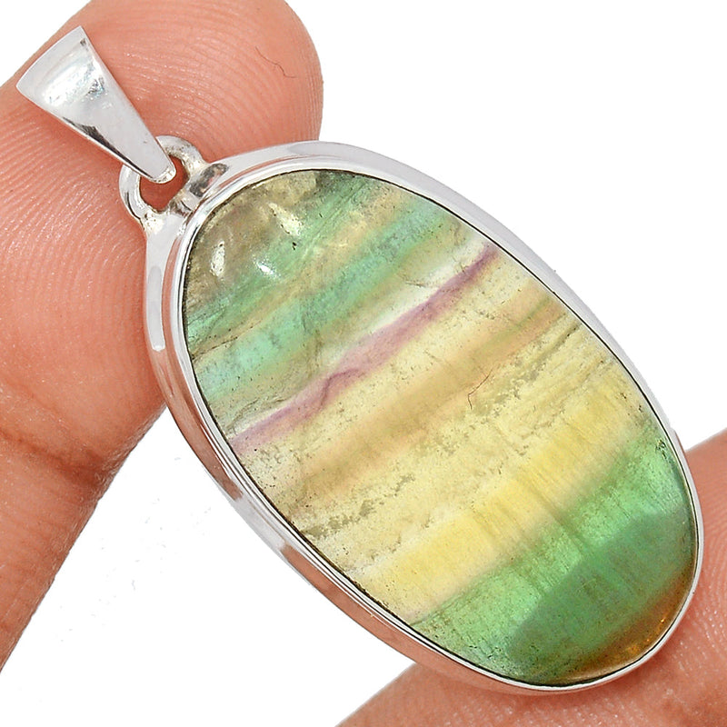 1.8" Rainbow Fluorite Pendants - MFCP1859
