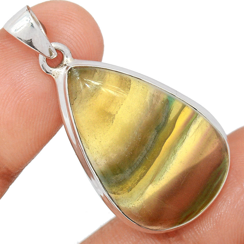 1.6" Rainbow Fluorite Pendants - MFCP1866