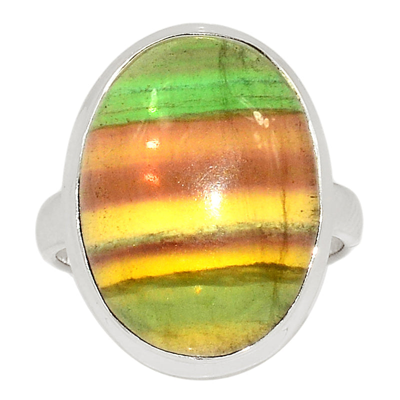 Rainbow Fluorite Ring - MFCR746
