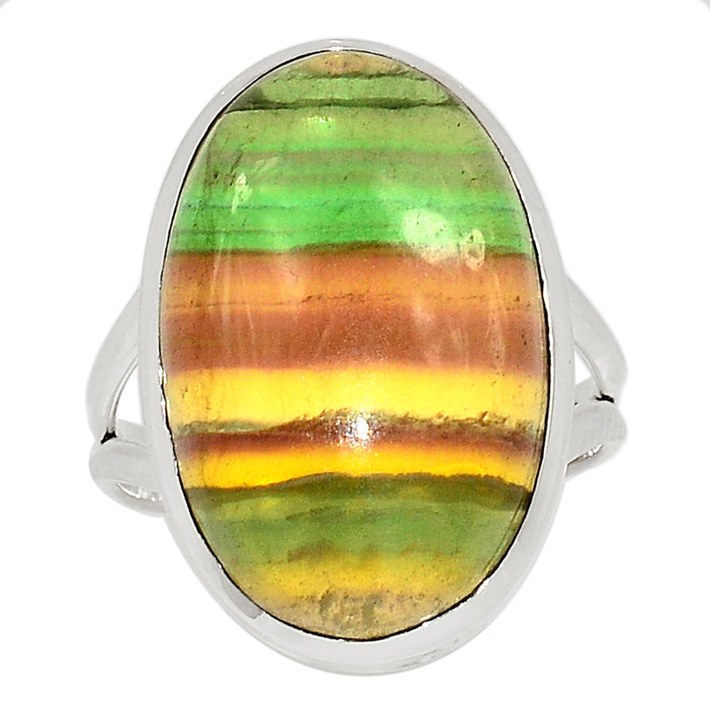 Rainbow Fluorite Ring - MFCR748